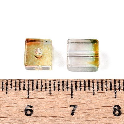 Baking Paint Transparent Glass Beads DGLA-N005-01A-01-1