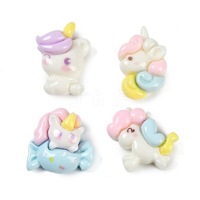 Resin Cabochons RESI-H166-07-1
