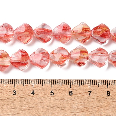 Inner Flower Handmade Lampwork Beads Strands LA-CBA3F7A-02D-1