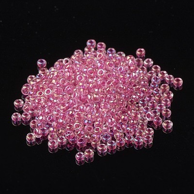 FGB 8/0 Grade A Round Glass Seed Beads SEED-N002-E-304-1