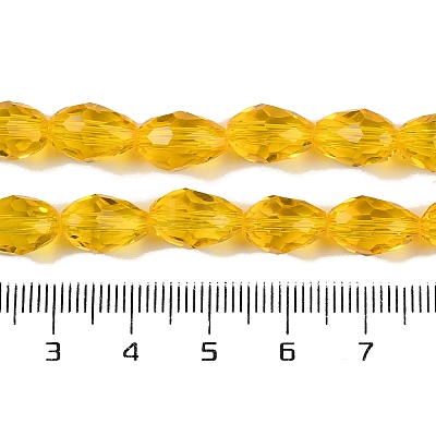 Transparent Glass Beads Strands EGLA-N013-T10mm-D04-1