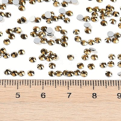 Glass Flat Back Rhinestone RGLA-C002-SS10-567-1