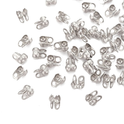 Tarnish Resistant 304 Stainless Steel Bead Tips STAS-R063-19-1