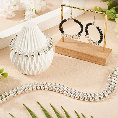 1Strand Electroplate Glass Beads Strands EGLA-TA0013-41S-1
