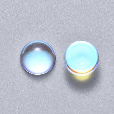 Transparent Glass Cabochons GLAA-S190-013A-A01-1