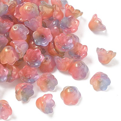 Transparent Glass Beads Caps X1-GLAA-B028-01B-1