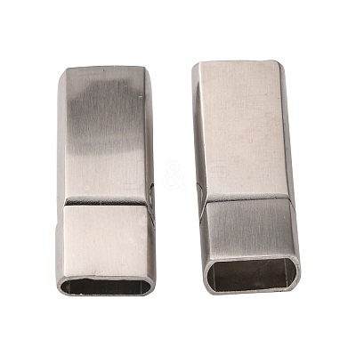 Non-Tarnish 316 Surgical Stainless Steel Bayonet Clasps STAS-G241-20P-1