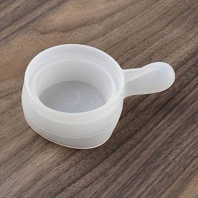 Flat Round with Handle DIY Silicone Candlesticks Molds SIMO-G010-02A-1