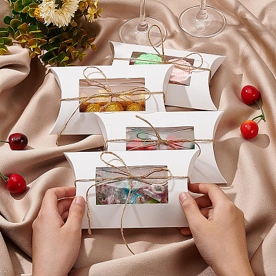 20Pcs Paper Pillow Boxes CON-BC0002-38A-1