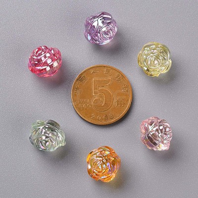 Transparent Acrylic Beads TACR-S154-33C-1