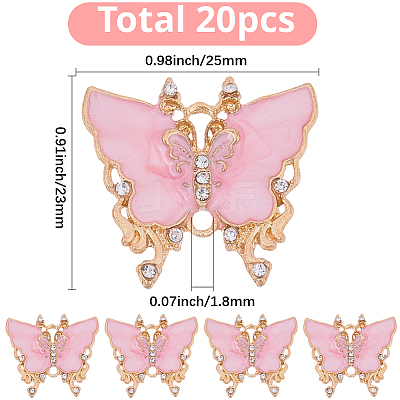 20Pcs Alloy Enamel Connector Charms ENAM-SC0007-51-1