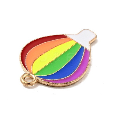 Pride Alloy Enamel Pendants ENAM-G208-15KCG-1