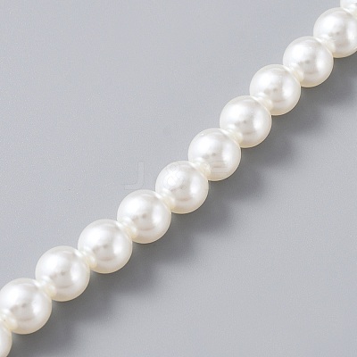 ABS Pearl Beaded Bag Strap PURS-WH0001-26A-G-1