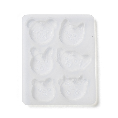 Rabbit/Dragon/Cat Pendant DIY Silhouette Silicone Mold LS-DIY-K073-09B-1