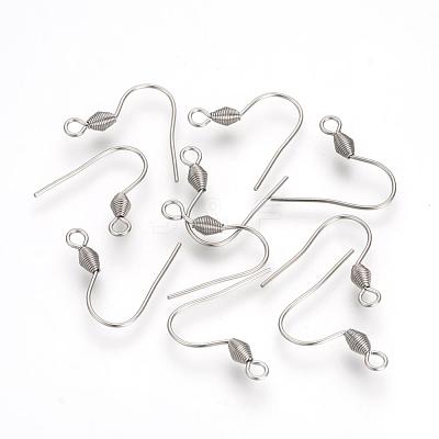 Tarnish Resistant 304 Stainless Steel Earring Hooks STAS-R071-30-1