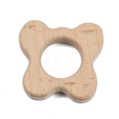 Natural Beech Wooden Baby Teething Toys WOOD-U003-04-1