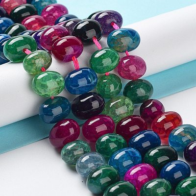 Natural Agate Beads Strands G-G021-03B-14-1