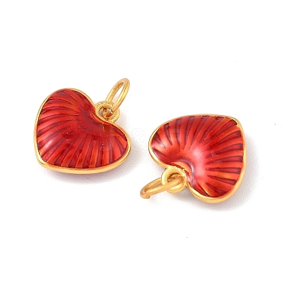 Brass Enamel Pendants KK-K364-25A-01-1