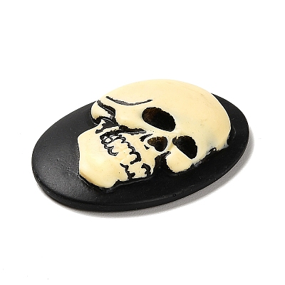 Halloween Opaque Resin Cabochons CRES-F023-03-1