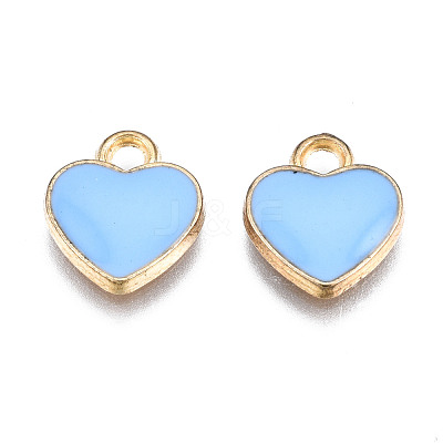 Alloy Enamel Charms X-ENAM-S121-041D-1