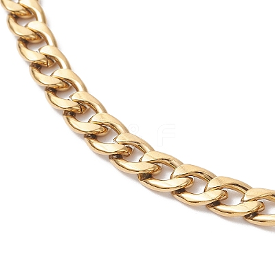 304 Stainless Steel Curb Chain Purse Chains AJEW-BA00160-02-1