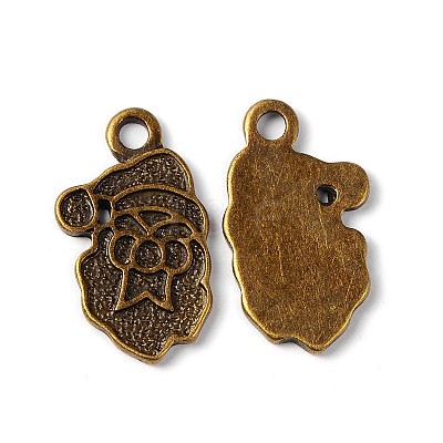 Antique Bronze Color Alloy Pendants X-EDD077Y-AB-1