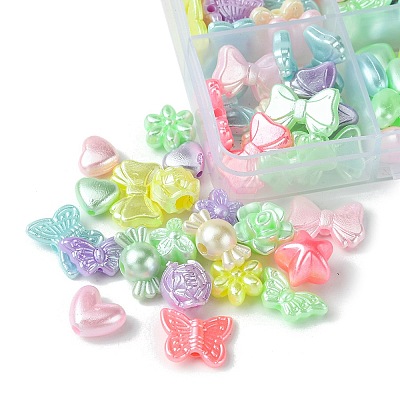 Imitation Pearl Acrylic Beads OACR-FS0001-50-1