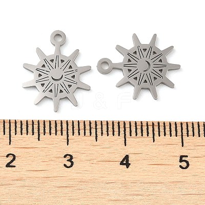 Non-Tarnish 304 Stainless Steel Charms STAS-J042-01P-1