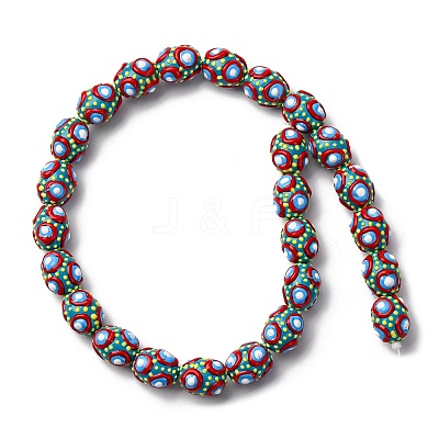 Glass Enamel Beads GLAA-C038-01B-1