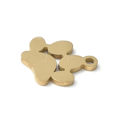 304 Stainless Steel Pendants STAS-E501-01G-01-1