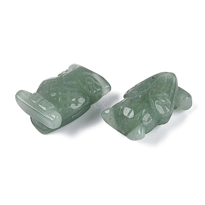 Natural Green Aventurine Owl Figurine DJEW-N005-05D-1
