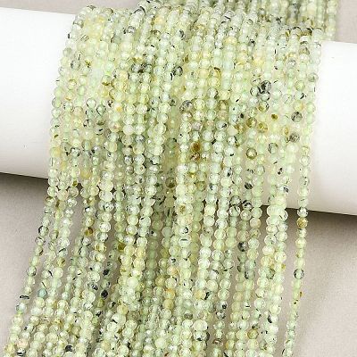 Natural Prehnite Beads Strands G-RM250104-A7-1