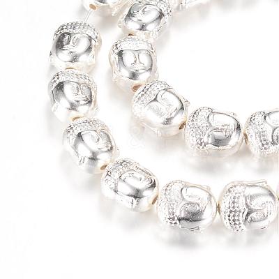 Electroplate Non-magnetic Synthetic Hematite Bead Strands G-Q465-28S-1