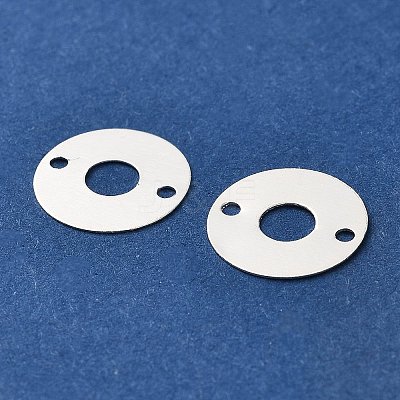 Brass Connector Charms KK-F907-02C-S-1