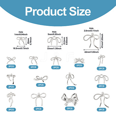 26Pcs 13 Styles Alloy Pendants FIND-TA0006-70-1