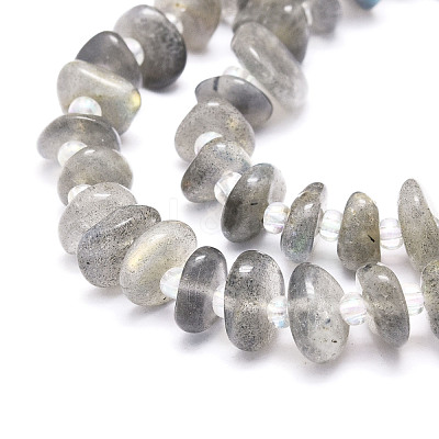 Natural Labradorite Beads Strands G-E569-J08-1