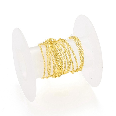 Brass Cable Chains CHC-D030-11G-RS-1