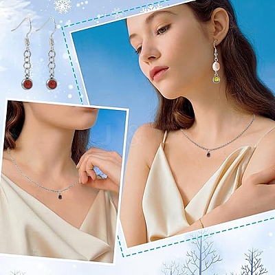 20Pcs 303 Stainless Steel Rhinestone Charms STAS-YW0001-17-1