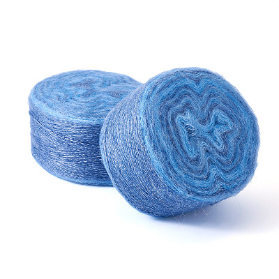 Segment Dyed Knitting Yarn DIY-TAC0033-03C-1