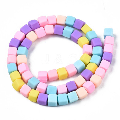Handmade Polymer Clay Beads Strands CLAY-N008-060-04-1
