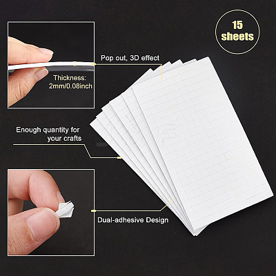 Foam Pad Stickers AJEW-WH0244-19A-1