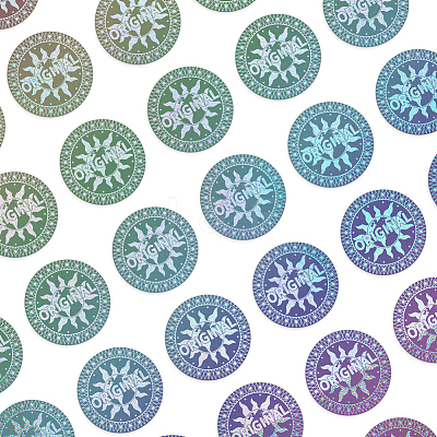 PET Waterproof Self Adhesive Laser Sticker STIC-WH0028-005-1