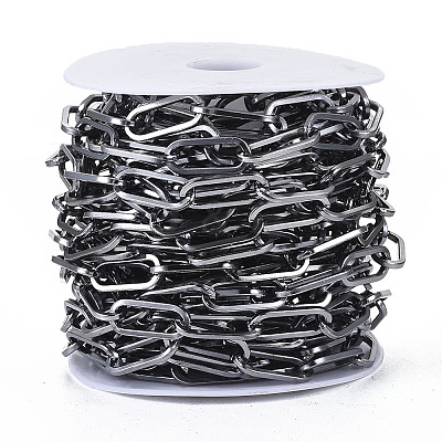Unwelded Iron Paperclip Chains CH-S125-12B-01-1