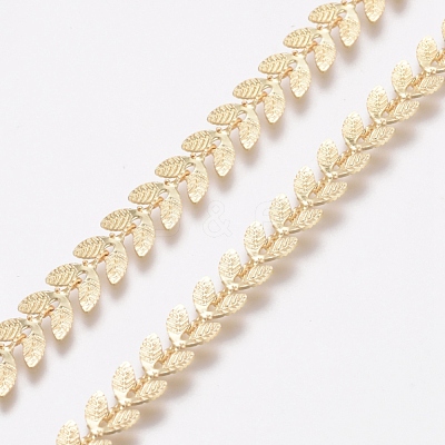 Brass Handmade Cobs Chains CHC-G006-13G-1