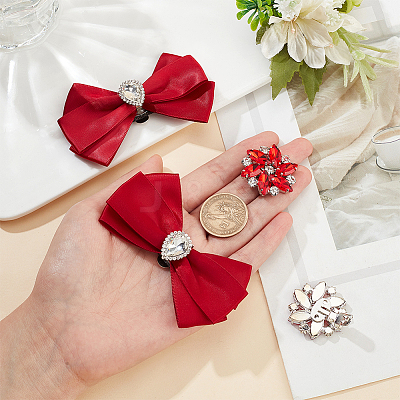 Wedding Shoe Decoration Sets AJEW-NB0005-13C-1