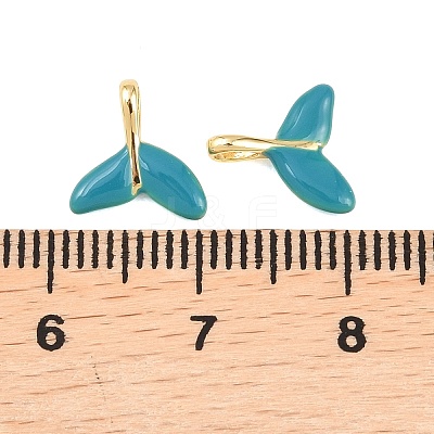 Brass Enamel Charms KK-B167-02G-01-1