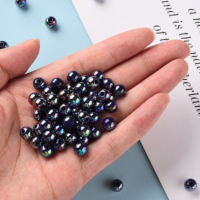 Opaque Acrylic Beads LS-MACR-S370-D8mm-A19-1