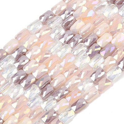 Electroplate Glass Beads Strands EGLA-D300-05-09-1