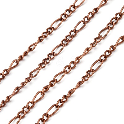 Iron Handmade Chains Figaro Chains Mother-Son Chains CHSM005Y-R-1