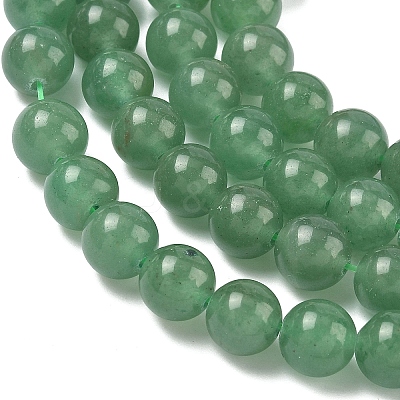 Natural Green Aventurine Beads Strands GSR024-1